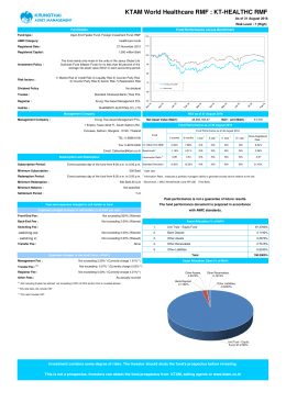 Fund Fact Sheet (Monthly)