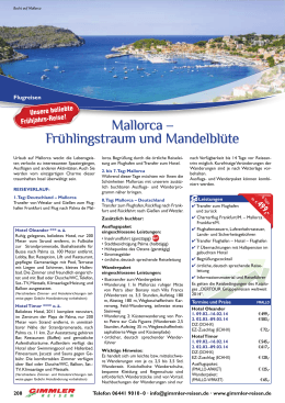 Mallorca – Frühlingstraum und Mandelblüte