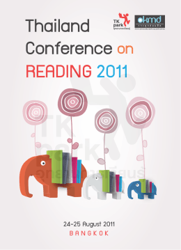 Thailand Conference on Reading 2011 ฉบับภาษาไทย (THA)