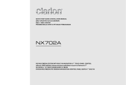 NX702A - Clarion
