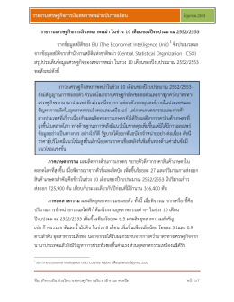 รายงานเศรษฐกิจการเงินสหภาพพม่าฉบับรายเดือน