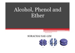 Al h l Ph l d Alcohol, Phenol and Eth er
