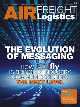 Airfreight Logistics, Issue 87, March 2012
