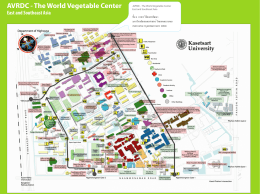 AVRDC - The World Vegetable Center East and Southeast Asia