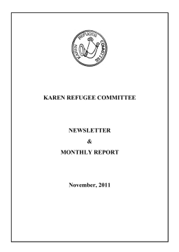 The Karen Refugee Committee, KAREN REFUGEE COMMITTEE