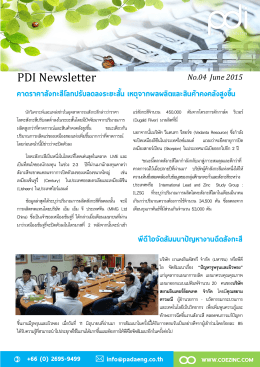 PDI Newsletter