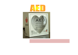 AED ( Automated External Defibrillator ) เครื่องกระตุกหัวใจอัตโนมัติ