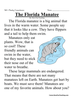 The Florida Manatee