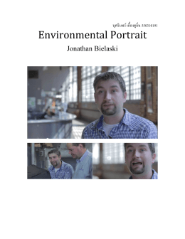 Jonathan Environmental Portrait