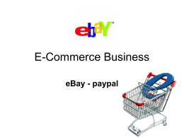 eBay - paypal