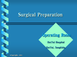 Surgical Preparation