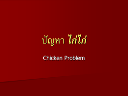 ปัญหาไก่ไก่ Chicken Problem