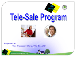 03_Tele-Sales Process