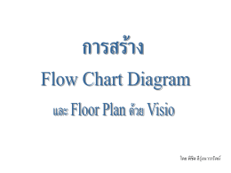 เทคนิคการวาดแผนผัง (Floor Plan) และแผนภูมิ (Flow Chart) ด้วยโปรแกรม