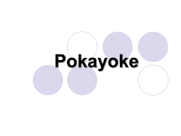 Pokayoke