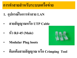 (Male) Modular Plug boots คีมแค้มสายสัญญาณ หรือ Crimping Tool การ