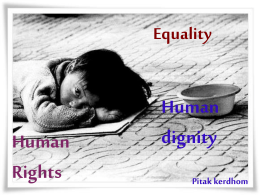 สิทธิมนุษยชน - กรมคุ้มครองสิทธิและเสรีภาพ