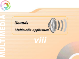 การประยุกต์ใช้มัลติมีเดีย Multimedia Application