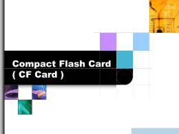 Compact Flash Card ( CF Card )