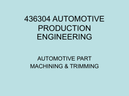 436304 AUTOMOTIVE PRODUCTION