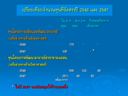 สัมมนาเครือข่ายวิจัย ( 6 ตุลาคม 2546)