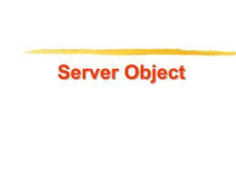 Server Object