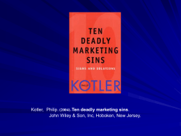 The Deadly Marketing Sins