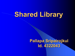 Creating shared library