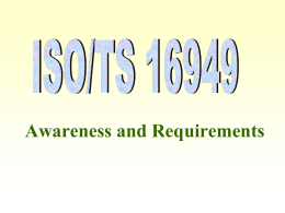 ISO-TS 16949 Awareness - Thai (164 Pages)(1)