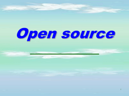 10.Open source - Operating System