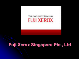 การประยุกต  ใช   KM ใน Fuji Xerox สิงคโปร์
