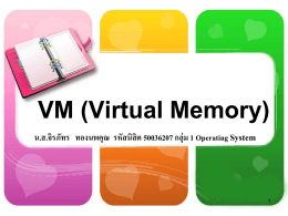 VM (Virtual Memory)