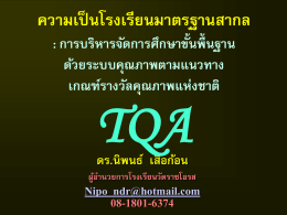 TQA Present