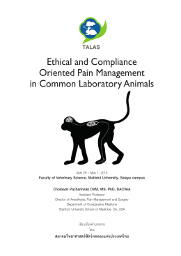 Ethical and Compliance Oriented Pain Management in Common