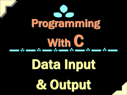 Programming With C