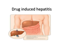 Drug induced hepatitis