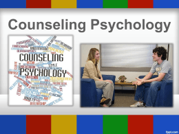 ปีการศึกษา 2557 (Process in Counseling Psychology)