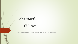Chapter 06 : GUI Part 1