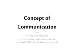 Slide Concept of Communication