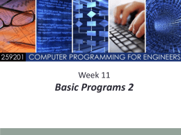 Basic Programs 2