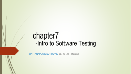 Intro Software Testing