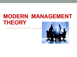 4_LO_Modern Management Theory โย่ง