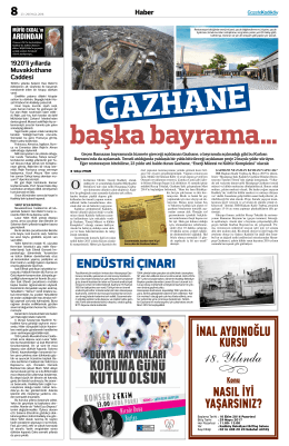 endüstri çınarı - gazete kadıköy