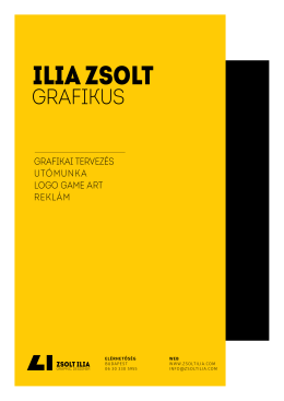 ilia zsolt - Zsolt Ilia Graphic Designer