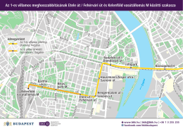 Az 1-es villamos meghosszabbításának Etele út / Fehérvári út és