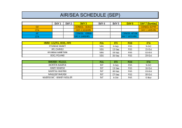 air/sea schedule (sep) - S