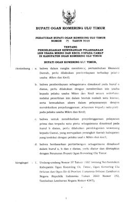 perbup-no-29-tahun-2015 - BPK RI Perwakilan Provinsi Sumatera