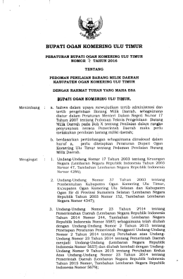 perbup-no-7-tahun-2016 - BPK RI Perwakilan Provinsi Sumatera