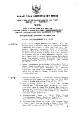 perbup-no-45-tahun-2015 - BPK RI Perwakilan Provinsi Sumatera