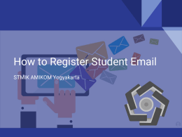 How to Register Student Email